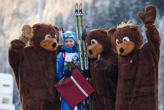 Biathlon. 6th stage of World Cup. Women's Sprint