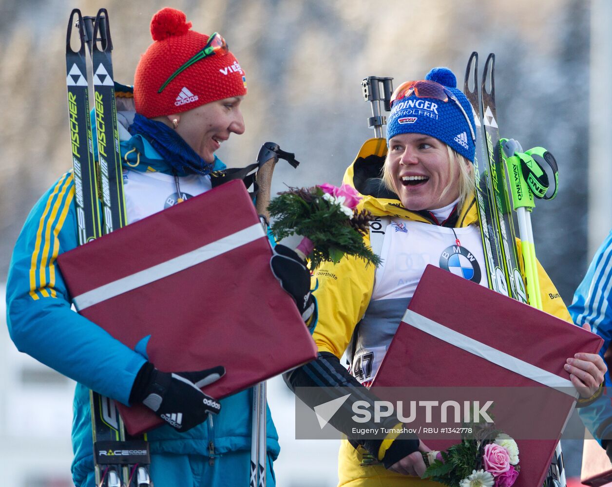 Biathlon. 6th stage of World Cup. Women's Sprint