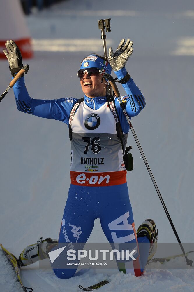 Biathlon. 6th stage of World Cup. Women's Sprint