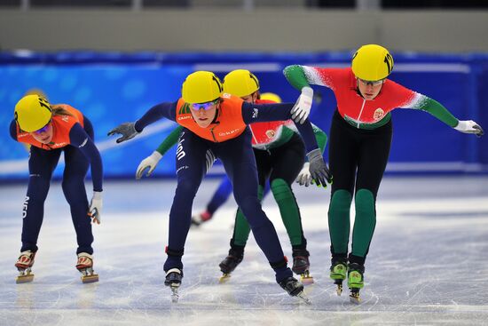 Short track European Championship. Day One