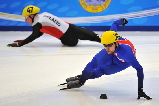 European Short Track Speed Skating Championships. Day One
