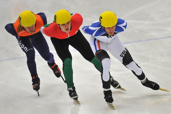 European Short Track Speed Skating Championships. Day One