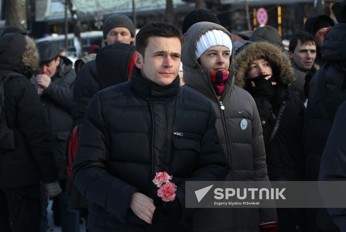 March in memory of Stanislav Markelov and Anastasia Baburova