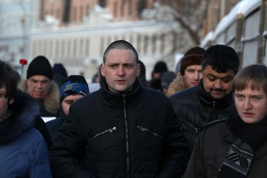 March in memory of Stanislav Markelov and Anastasia Baburova