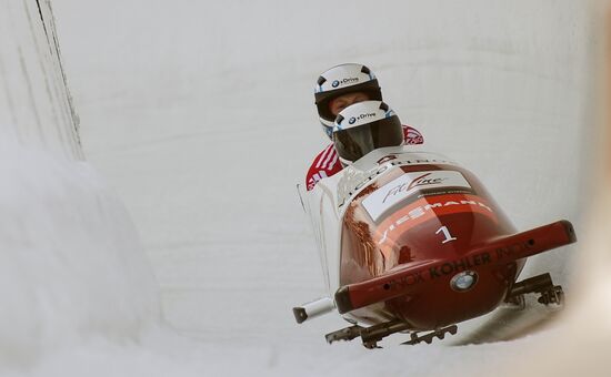 FIBT Bobsleigh and Skeleton European Championships. Day two