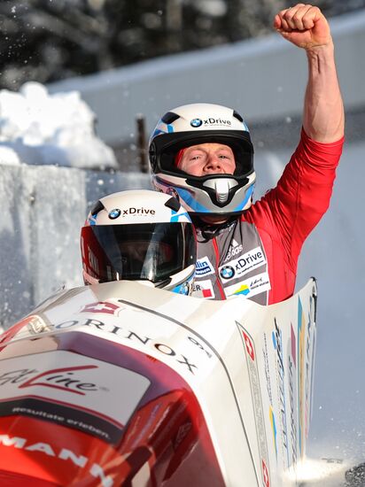 FIBT Bobsleigh and Skeleton European Championships. Day two