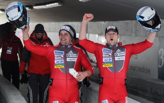 FIBT Bobsleigh and Skeleton European Championships. Day two