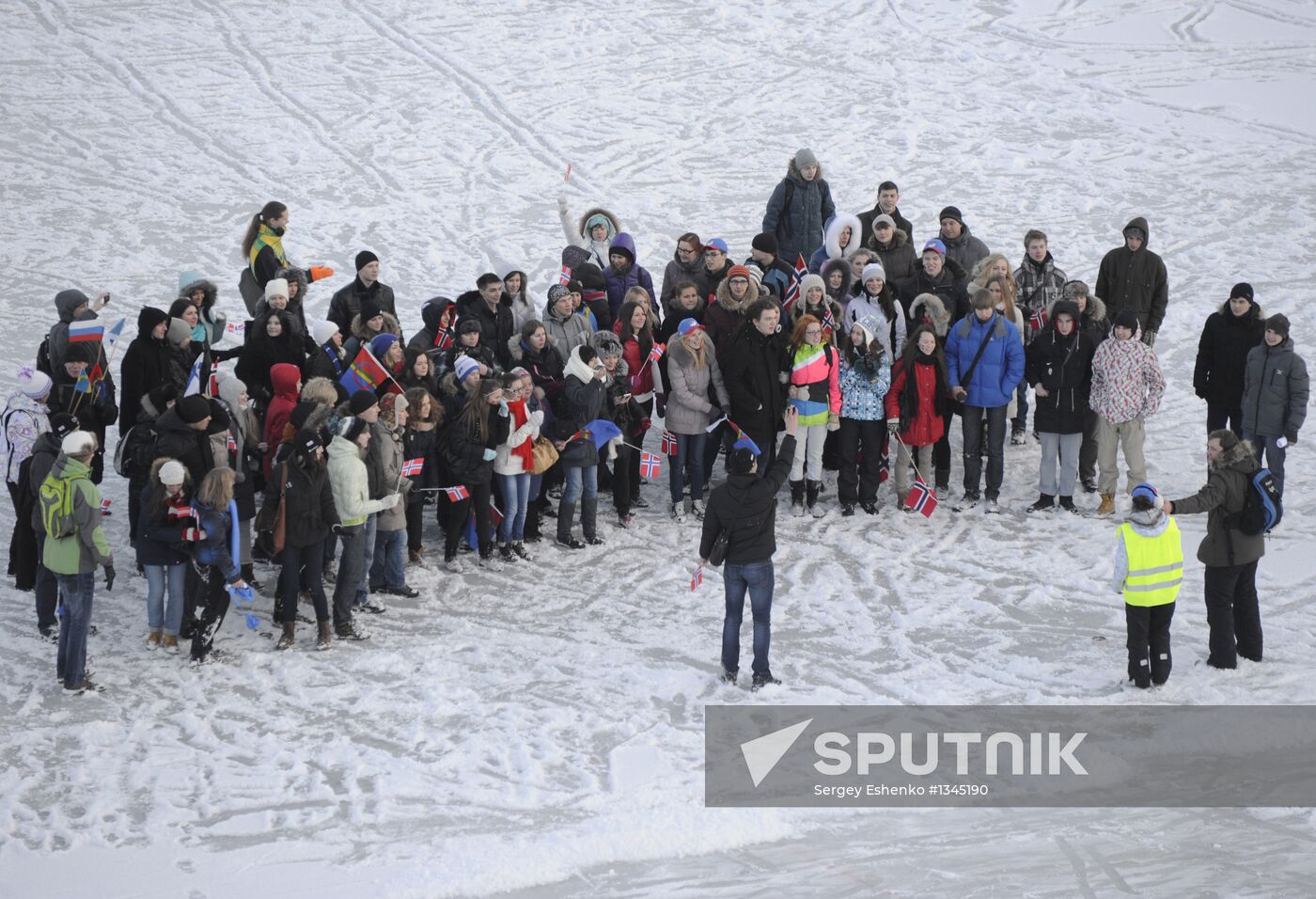 Flash mob to honor the signing of Kirkenes Declaration