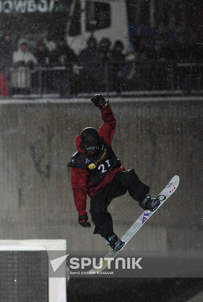 Snowboard World Championship. Day three