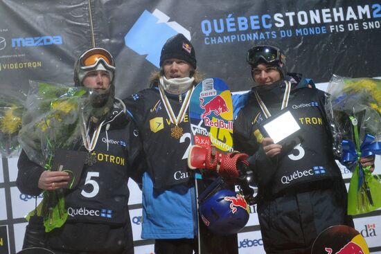 Snowboard World Championship. Day three