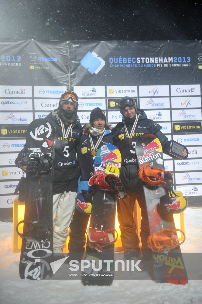 Snowboard World Championship. Day three