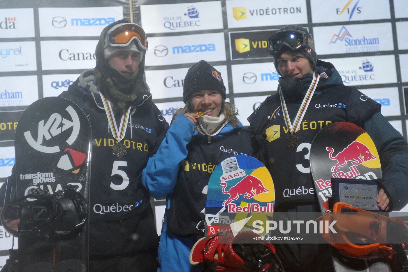 Snowboard World Championship. Day three