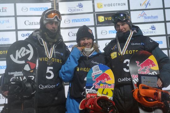 Snowboard World Championship. Day three