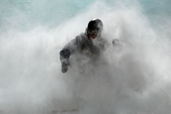 Snowboard World Championship. Day three