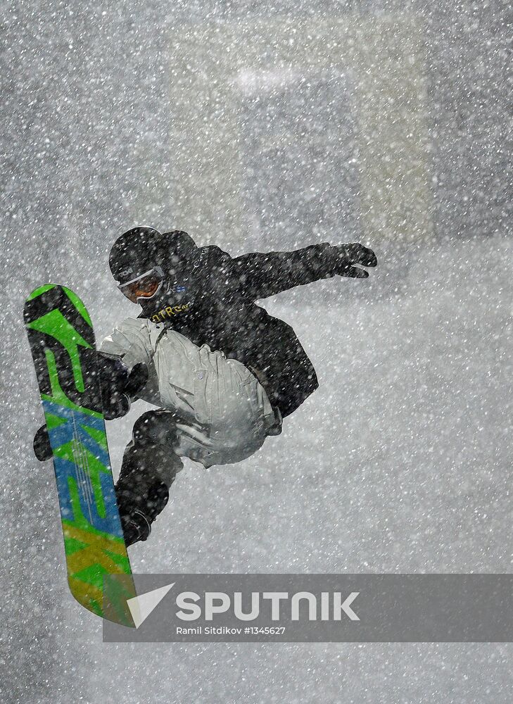 Snowboard World Championship. Day three