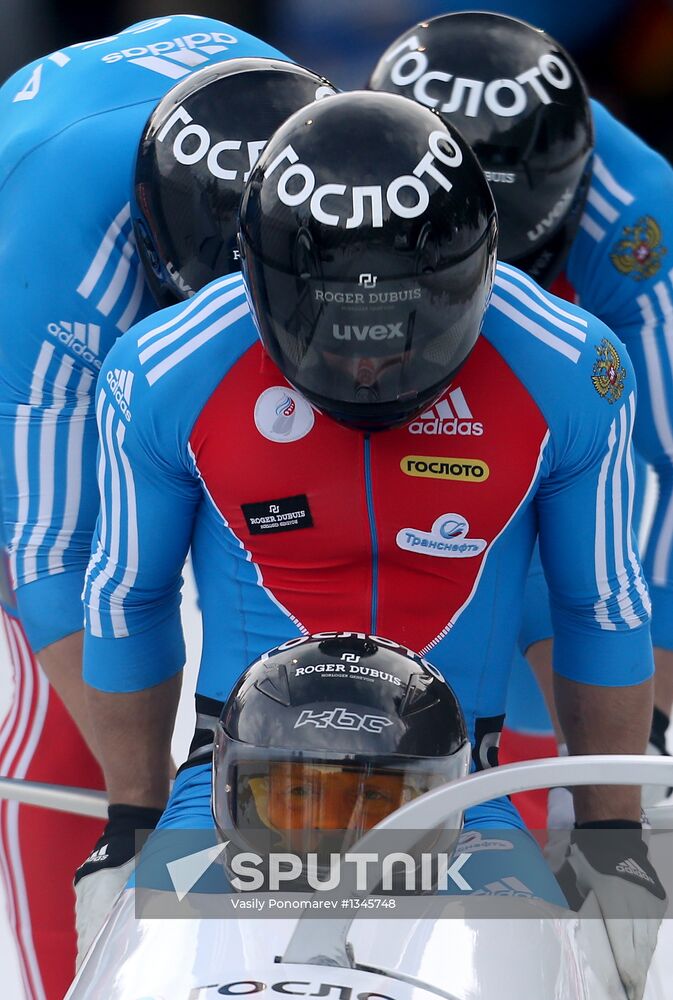 FIBT Bobsleigh and Skeleton European Championships. Day three