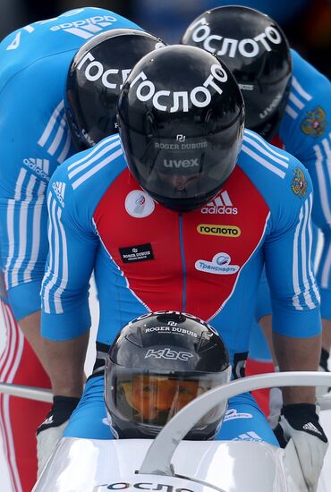 FIBT Bobsleigh and Skeleton European Championships. Day three