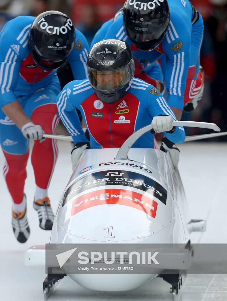 FIBT Bobsleigh and Skeleton European Championships. Day three