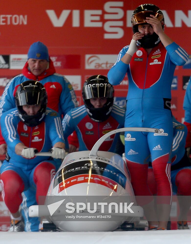 FIBT Bobsleigh and Skeleton European Championships. Day three