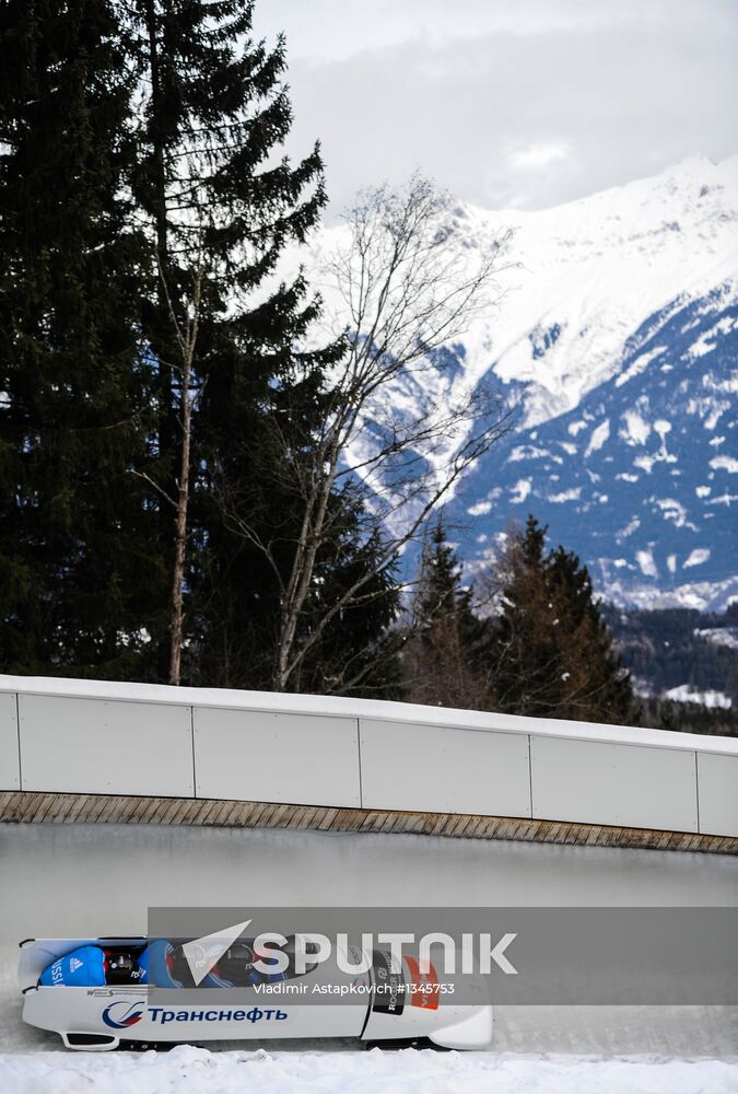 FIBT Bobsleigh and Skeleton European Championships. Day three