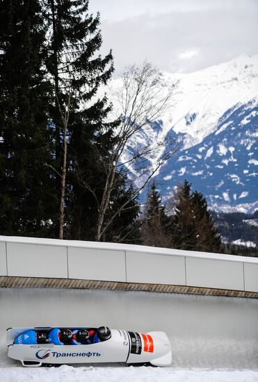 FIBT Bobsleigh and Skeleton European Championships. Day three