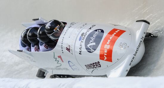 FIBT Bobsleigh and Skeleton European Championships. Day three