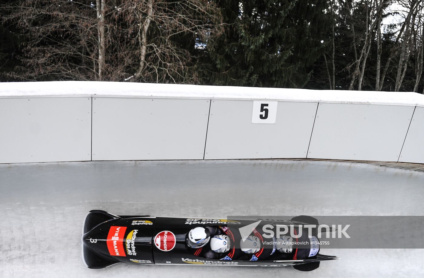 FIBT Bobsleigh and Skeleton European Championships. Day three