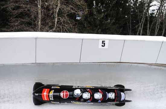 FIBT Bobsleigh and Skeleton European Championships. Day three