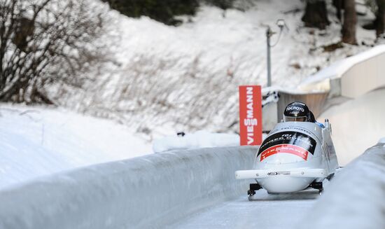 FIBT Bobsleigh and Skeleton European Championships. Day three