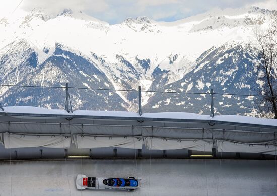 FIBT Bobsleigh and Skeleton European Championships. Day three
