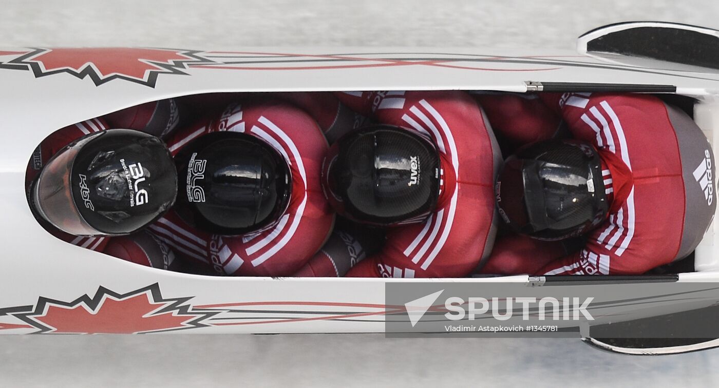 FIBT Bobsleigh and Skeleton European Championships. Day three