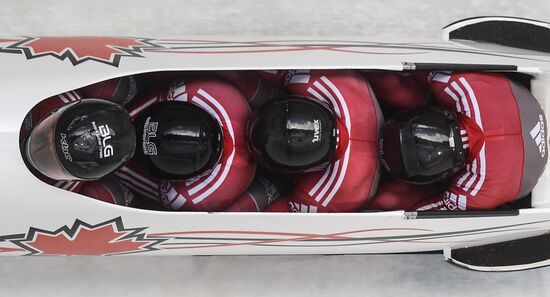 FIBT Bobsleigh and Skeleton European Championships. Day three