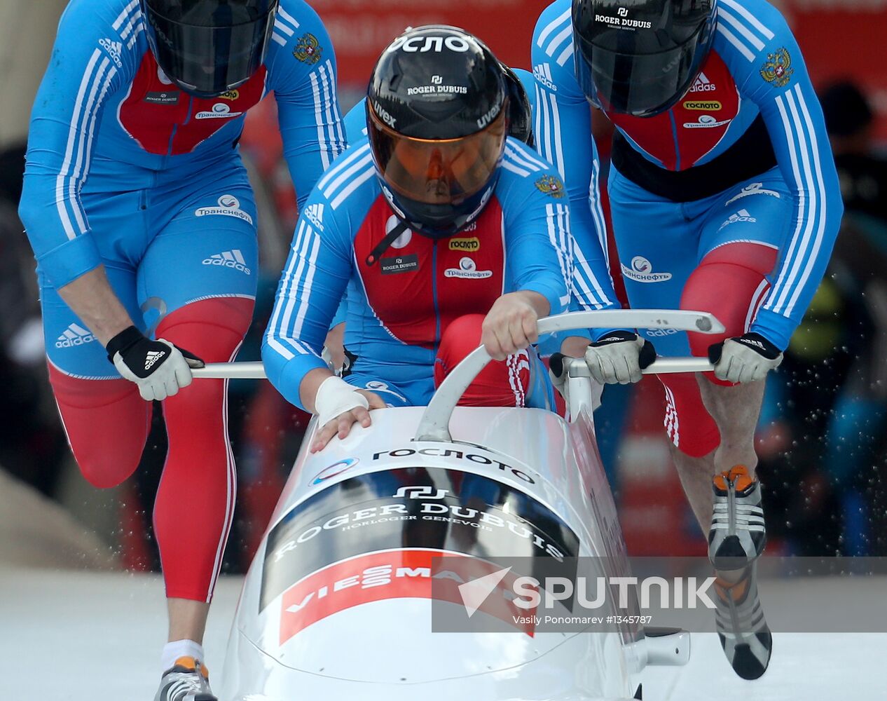 FIBT Bobsleigh and Skeleton European Championships. Day three