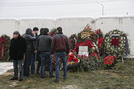 Grandpa (Ded) Khasan buried in Khovanskoye cemetery in Moscow