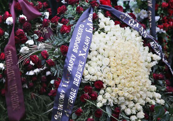 Grandpa (Ded) Khasan buried in Khovanskoye cemetery in Moscow