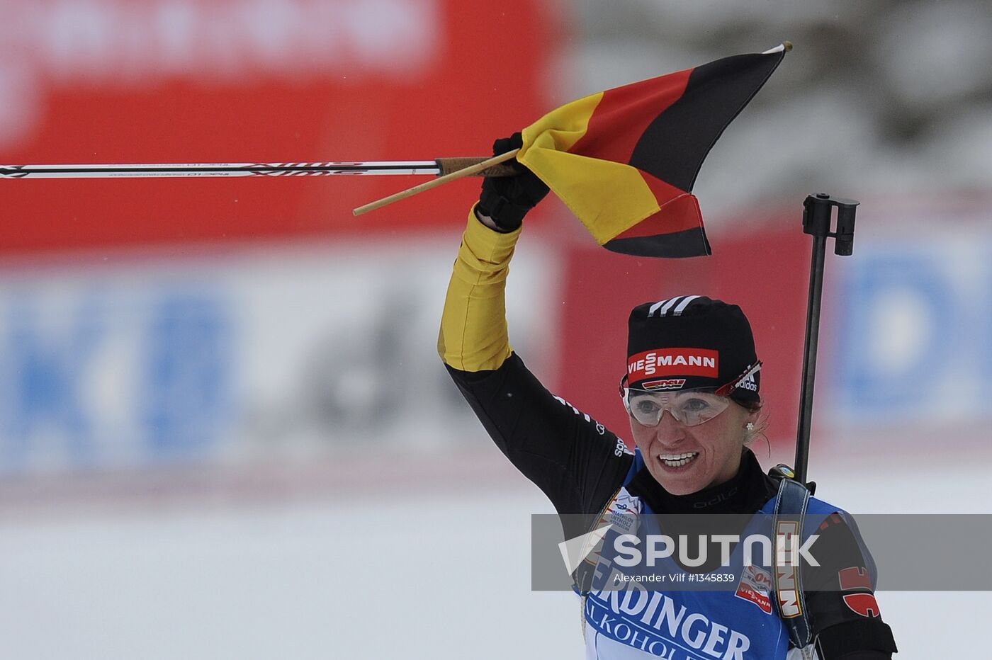 Biathlon 6th stage of World Cup. Women's Relay