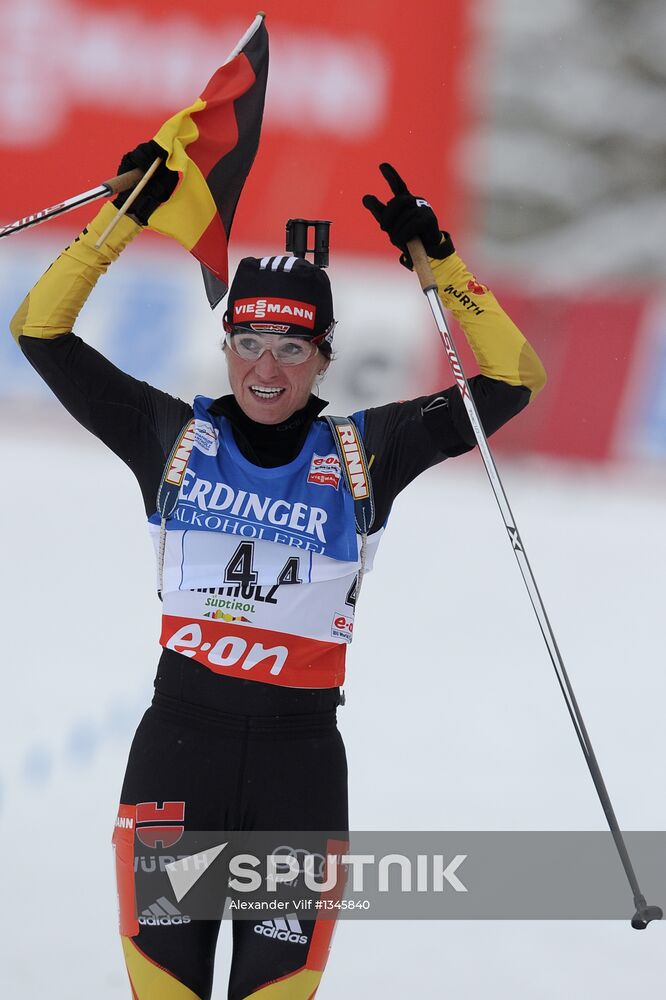 Biathlon 6th stage of World Cup. Women's Relay