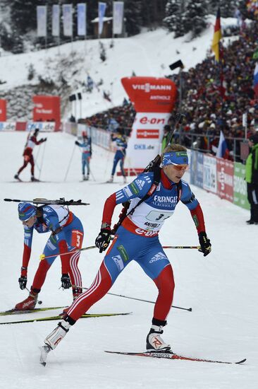 Biathlon 6th stage of World Cup. Women's Relay