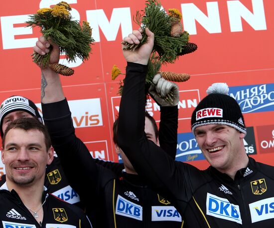 FIBT Bobsleigh and Skeleton European Championships. Day three