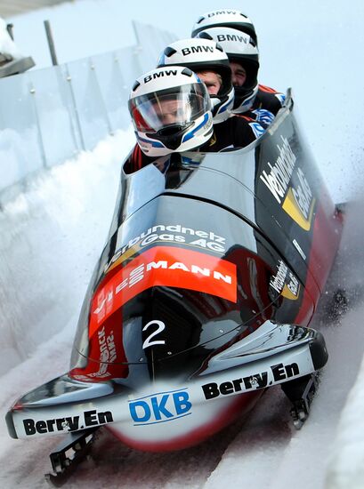 FIBT Bobsleigh and Skeleton European Championships. Day three