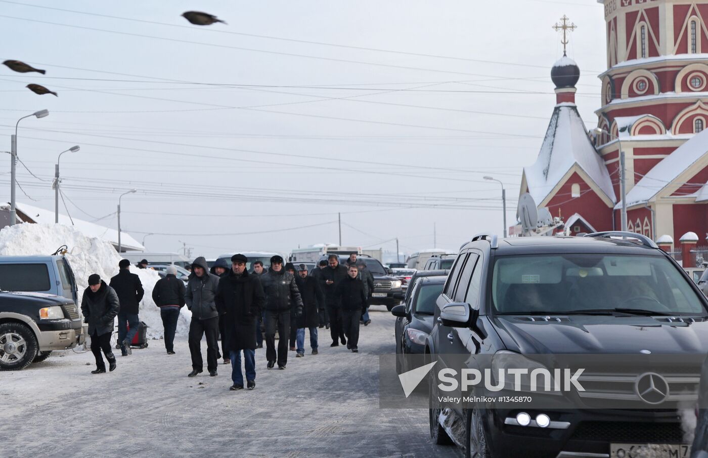 Grandpa (Ded) Khasan buried in Khovanskoye cemetery in Moscow