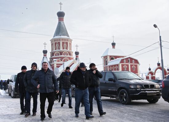Grandpa (Ded) Khasan buried in Khovanskoye cemetery in Moscow