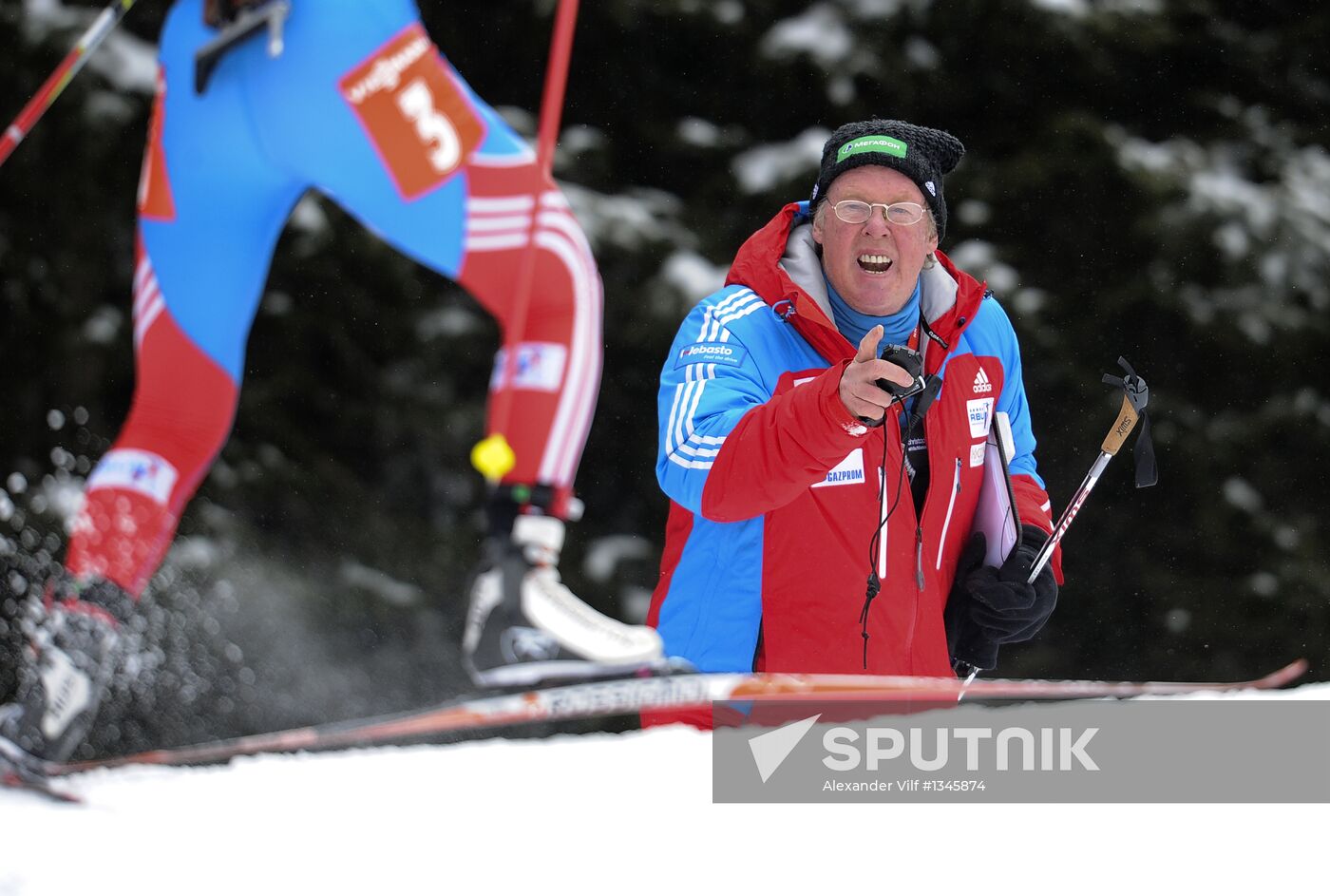 Biathlon 6th stage of World Cup. Women's Relay