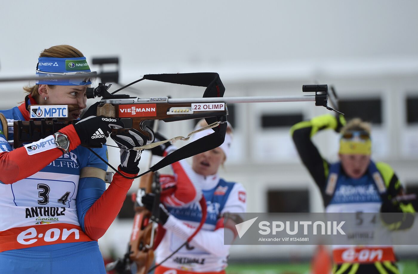 Biathlon 6th stage of World Cup. Women's Relay