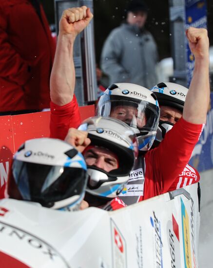 FIBT Bobsleigh and Skeleton European Championships. Day three