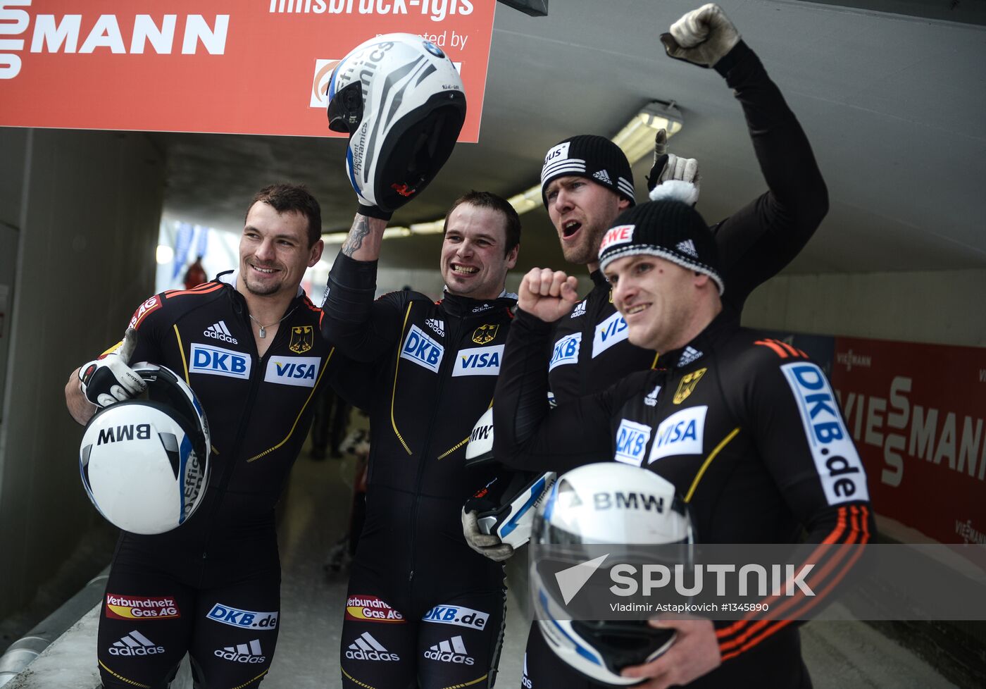 FIBT Bobsleigh and Skeleton European Championships. Day three