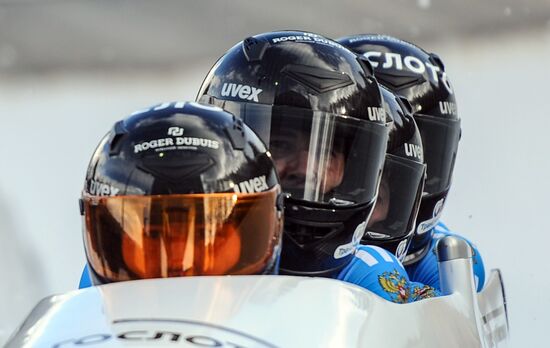 FIBT Bobsleigh and Skeleton European Championships. Day three