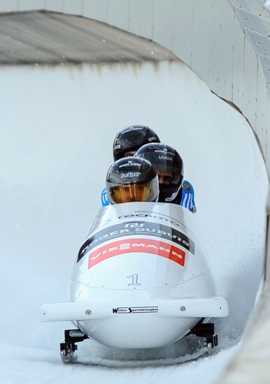 FIBT Bobsleigh and Skeleton European Championships. Day three