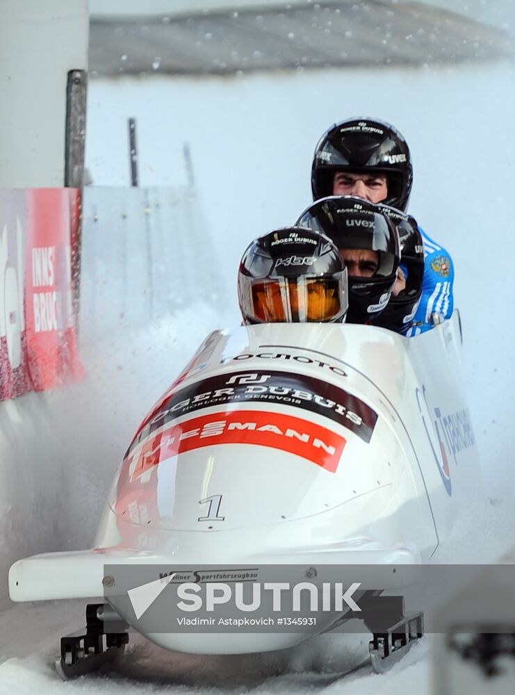 FIBT Bobsleigh and Skeleton European Championships. Day three