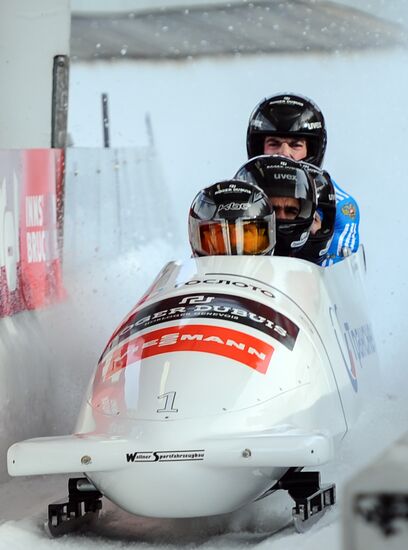 FIBT Bobsleigh and Skeleton European Championships. Day three